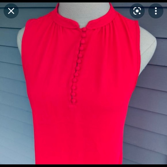 Banana Republic Tops - Banana Republic Hot Pink Sleeveless Blouse - XS. Worn1x hot! Pink! Super comfy
